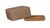 Modern Eclipse Outdoor Solid Teak Wood Ottoman - Light Brown Fabric For Sale - Image 3 of 8