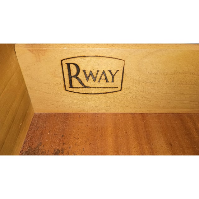1970s Rway Mahogany Mid Century Craftsman Buffet For Sale In Savannah - Image 6 of 10