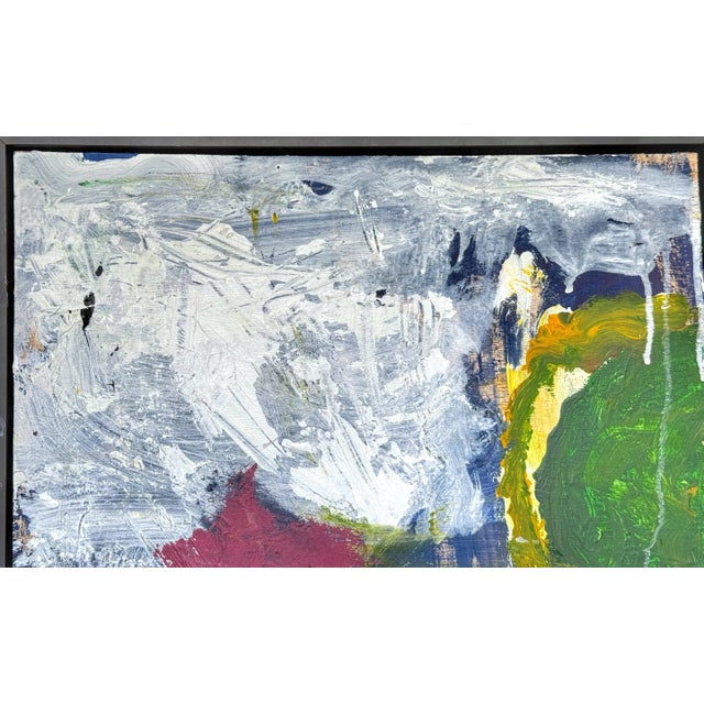 Abstract III, Diptych' by Beverly Myers Modern Painter, School of Wolf Kahn - a Pair For Sale - Image 12 of 12