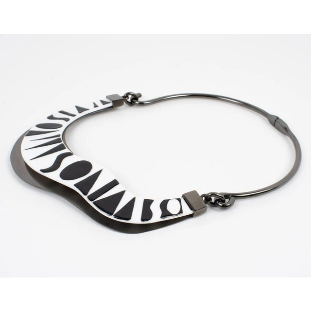 Missoni Bi-Color Rigid Collar Necklace, Spring 2014 Collection For Sale In Atlanta - Image 6 of 11