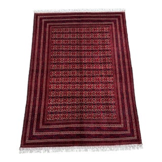 Afghan Hand Knotted Tribal Rug For Sale