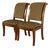 Henredon French Empire Carved Mahogany Side Chairs or Dining Chairs, Pair For Sale