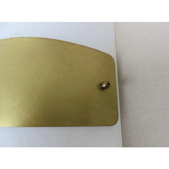 Large Austrian Brass & Clear Acrylic Glass Sconces, 1960s, Set of 2 For Sale - Image 12 of 18