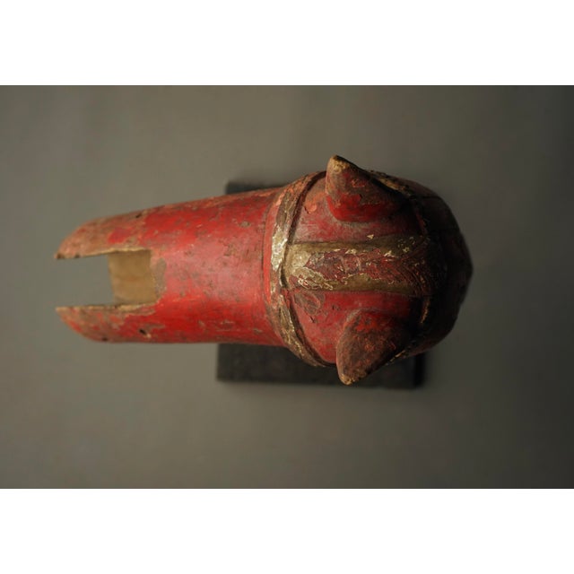19th Century Polychrome Indian Horse Head For Sale - Image 9 of 10