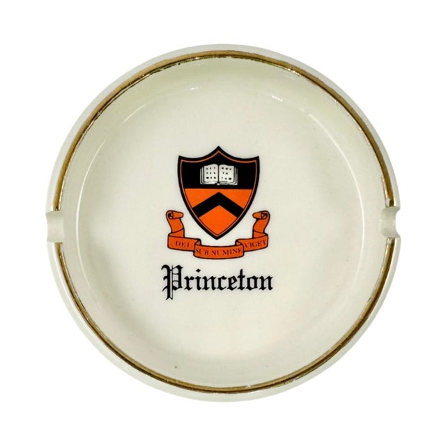 Vintage Princeton University Porcelain Ashtray For Sale In Washington DC - Image 6 of 10