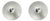 German White Wall Lights, 1960s, Set of 2 For Sale