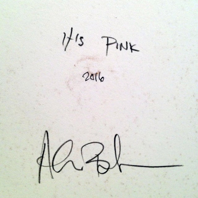 Contemporary Adam Bateman, It's Pink (Field Painting), 2016 For Sale - Image 3 of 3