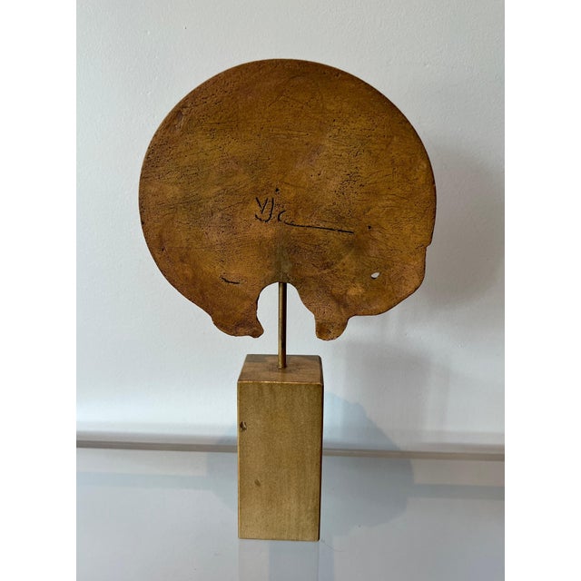 Ceramic 1970s Terracotta sculpture signed Jean-Claude Vanhaecke For Sale - Image 7 of 10