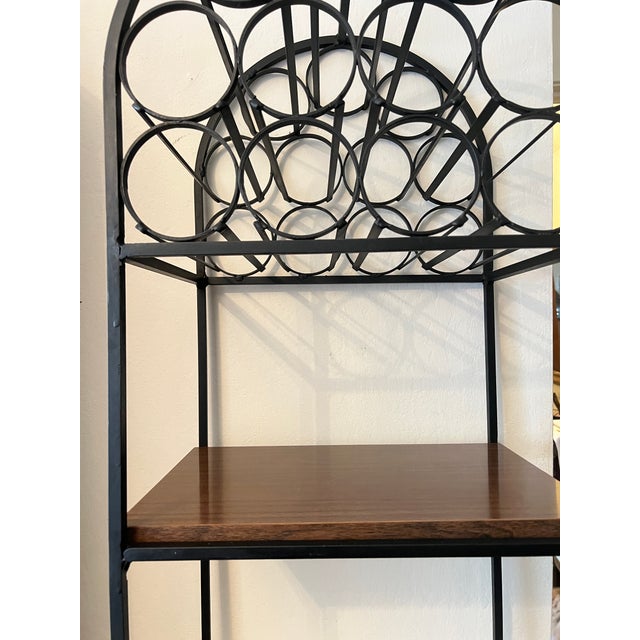 Mid 20th Century Wine Rack Mid Century Modern in the Style of Arthur Umanoff For Sale In San Francisco - Image 6 of 8