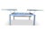 Glass Modernist Metamorphic Extending Glass and Steel Coffee Table with Storage from Knoll, 2000s For Sale - Image 7 of 9