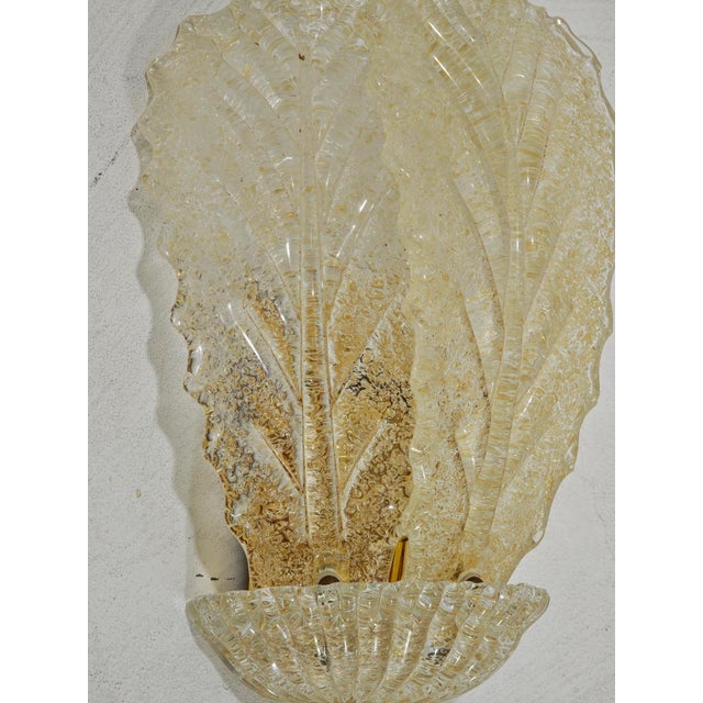 Murano Glass Wall Lamp with Graniglia Details, Italy, 1980s For Sale - Image 4 of 17