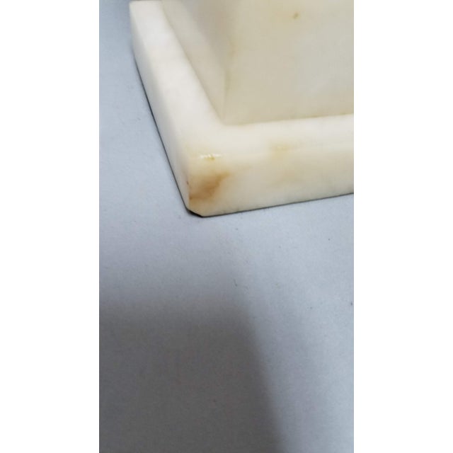 Vintage 1930s Alabaster Urn Lamp For Sale - Image 4 of 7