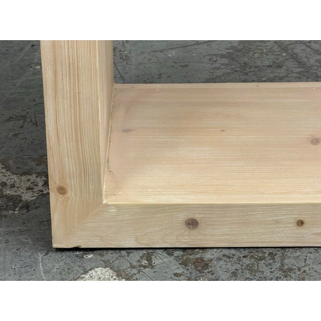 Tan Pottery Barn Folsom Console Table, Desert Pine For Sale - Image 8 of 12