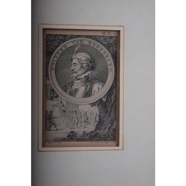 Wolfert Van Borselen and VOC, Founding Scene, 1970s, Engravings, Framed For Sale - Image 6 of 12