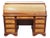 Jasper Cabinet Solid Mahogany & Elm Burl Traditional Regency Inspired 54" Roll Top Desk For Sale