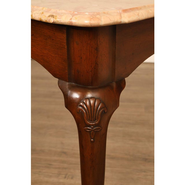 Kittinger Colonial Williamsburg Marble Top Mahogany Server For Sale - Image 9 of 18