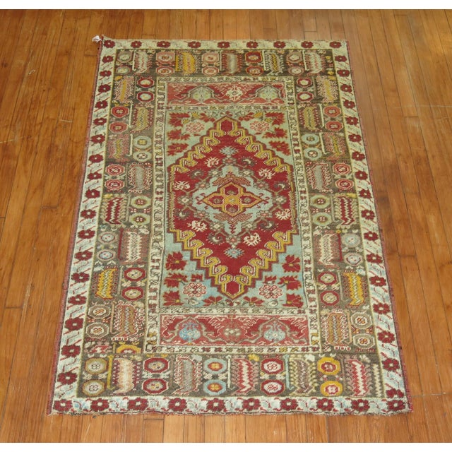 Turkish Ghiordes Rug circa 1920