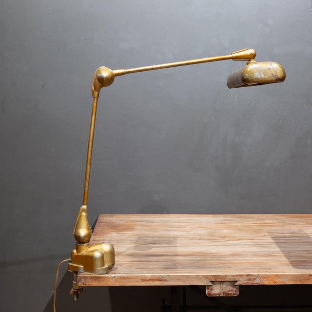 Mid 20th Century Art Deco Flexo Industrial Floating Arm Task Lamp c.1943 For Sale - Image 5 of 9