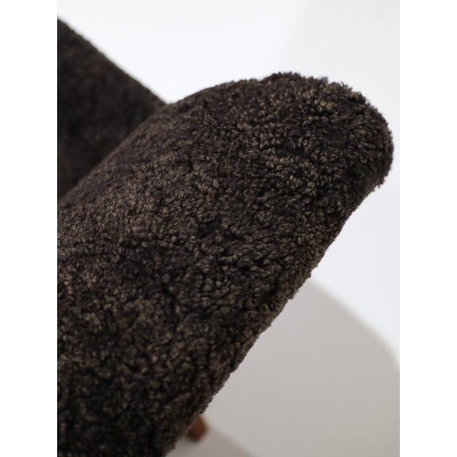 Danish Chairs in Sheepskin Leather, 1940s For Sale - Image 13 of 14