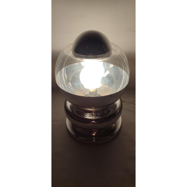 Space Age Table Lamp. Spain, 1970s, in Good conditions. Designed 1970 to 1979 European Plug (up to 250V).The wiring of...