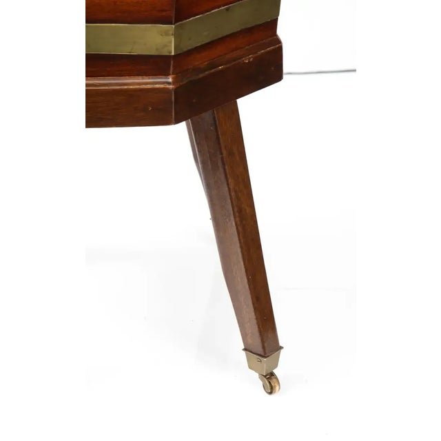 Brown English Mahogany Cellarette For Sale - Image 8 of 8