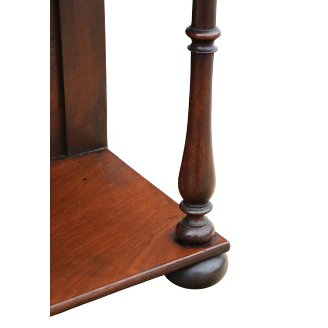 Antique Victorian Mahogany Floor or Wall Shelves, 1870 For Sale - Image 3 of 11