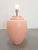 1970s Large Pink Ceramic Table Lamp from Kostka, France, 1970s For Sale - Image 5 of 9