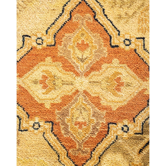 Traditional Eclectic, One-of-a-Kind Hand-Knotted Area Rug in Brown, 12' 1" x 17' 8" For Sale - Image 3 of 8