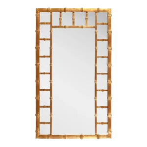 Faux Bamboo Mirror