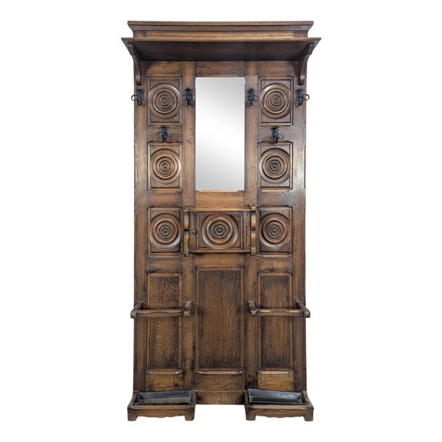 Brutalist Coat Rack in the style of Dudouyt For Sale