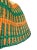 2020s Tangerine & Green Bolga Wave Basket Pendant Light For Sale - Image 5 of 5