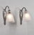 1930s Lorrain Daum & Hudry Pair of French Art Deco Floral Glass Wall Sconces - 1930s For Sale - Image 5 of 16
