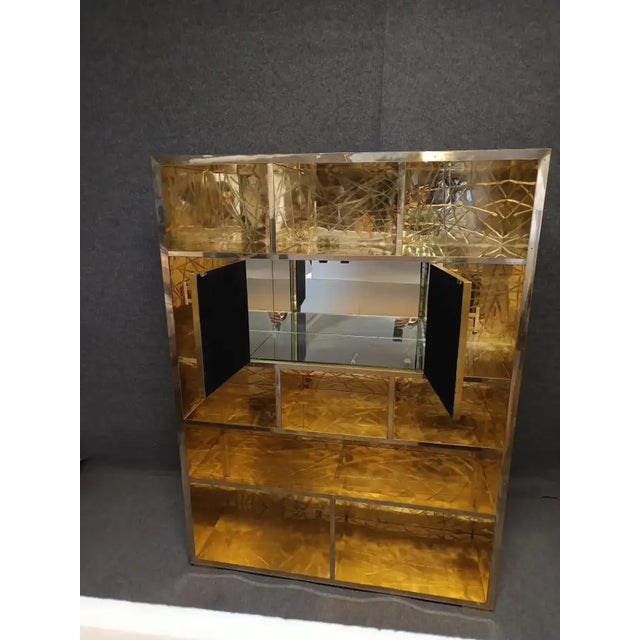 Brass Pantry Bar Cabinet Studio For Sale - Image 4 of 12