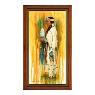 Late 20th Century Native American Beauty, Roger Cooke For Sale