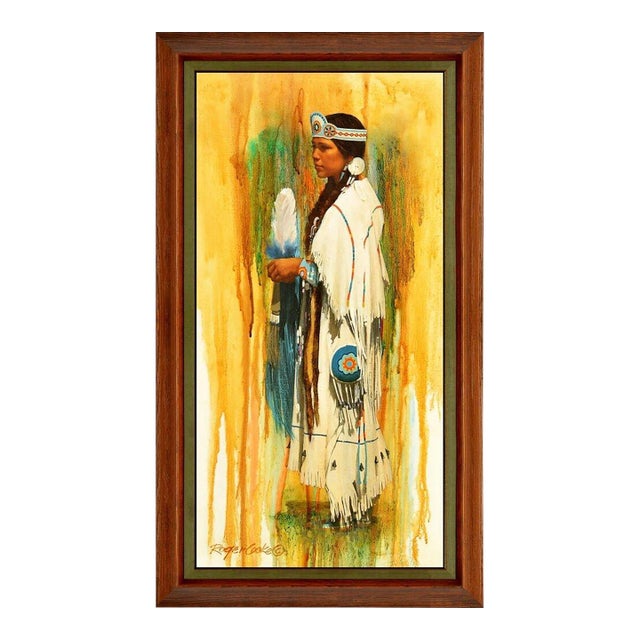 Late 20th Century Native American Beauty, Roger Cooke For Sale