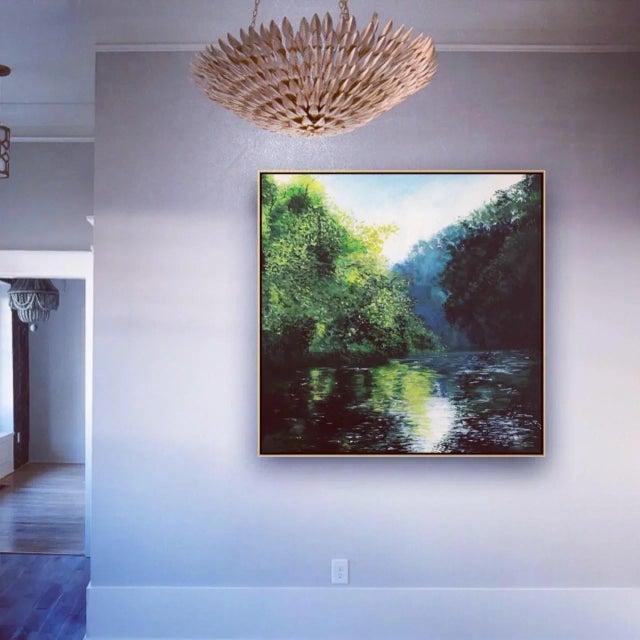 Modern "River Wharf" Limited Edition Print For Sale - Image 3 of 10