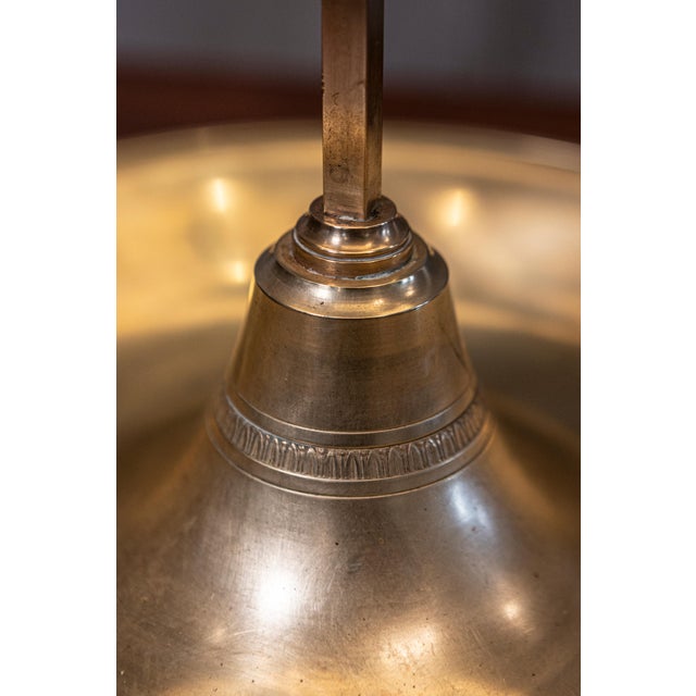 Brass French 19th Century Brass Three-Lights Bouillotte Table Lamp with Bird Motifs For Sale - Image 8 of 8