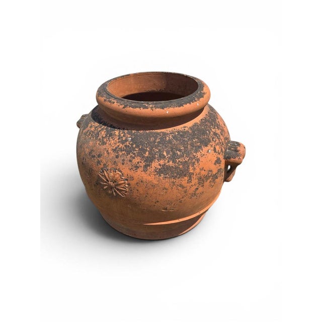 Impressive monumental terracotta storage jar dating from the 1950s, originally used for the storage of cereals and...