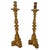 19th Century Antique Italian Baroque Style Gilt Candlesticks Candelabra - A Pair For Sale - Image 15 of 18