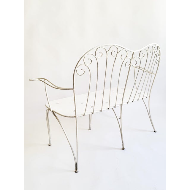 Mid-Century Modern Mid-Century Viennese Garden Bench from Stanislaus Karasek & Co., Austria, 1950s For Sale - Image 3 of 12