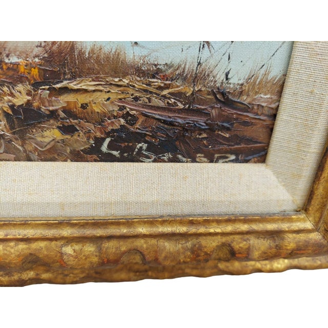 Original Oil Painting by Willi Bauer. A German artist who painted in an Impressionist style in the mid-20th century....