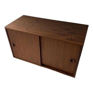 Danish Teak Wall Sideboard from HG Furniture, 1960s For Sale