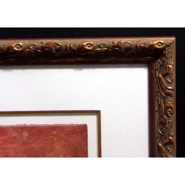 Sunol Alvar "Contemplico De La Imatages" Hand Signed W/Custom Frame For Sale - Image 10 of 11
