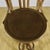 Brown Antique Height-Adjustable Swivel Barber Chair in Curved Beech, 1920s For Sale - Image 8 of 9