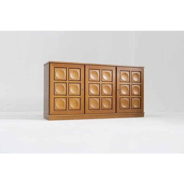 Vintage Brutalist Sideboard 1970s Gerhard Bartels Vintage Brutalist sideboard design by Gerhard Bartels in the 1970s ....