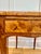 Antique French Louis XV Style Tulipwood Marquetry Writing Table or Side Table With Leather Top For Sale In New York - Image 6 of 18