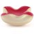Beautiful vintage Murano hand blown white over deep pink, and gold flecks Italian art glass squared bowl, vide-poche. The...
