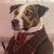 Contemporary Aristocratic Hunting Dog Tapestry Pillow For Sale - Image 3 of 6