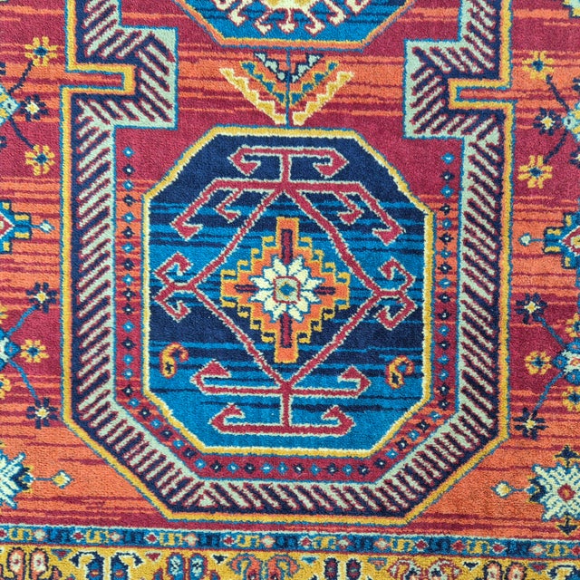 Vintage Handwoven Wool Rug Bagdad, 1970s For Sale - Image 10 of 11