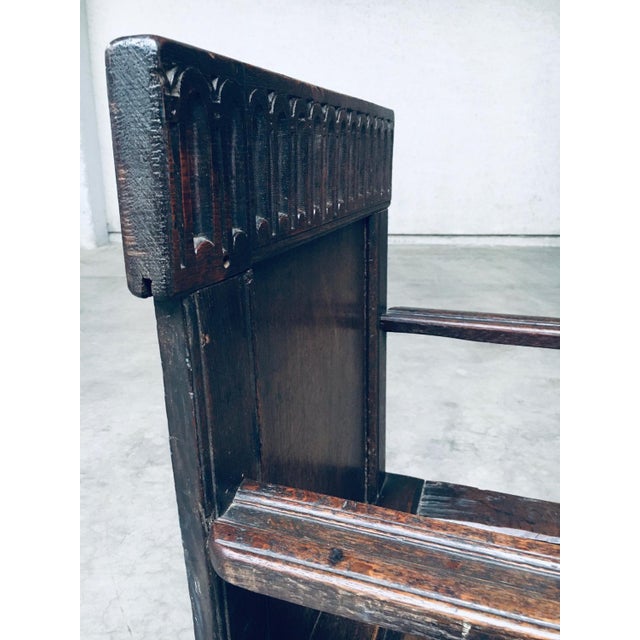 Wood 19th Century Primitive Folk Art Armchair For Sale - Image 7 of 18